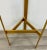 Stylish Modern Gold and Glass Side Table, showroom floor sample