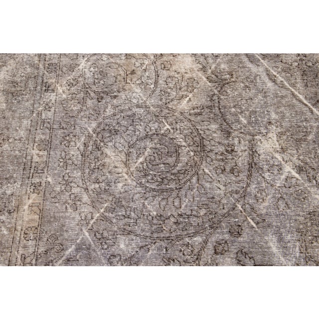 21st Century Overdyed Wool Rug For Sale - Image 9 of 13
