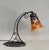 Fernand Carion & le verre Français A wonderful Belgo-French art deco lamp made around 1925-1930. A wrought iron base by...