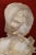 Galileo Pochini, Bust of Young Girl with Hat, 19th Century, Marble and Alabaster For Sale - Image 4 of 11