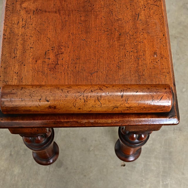 English 19th Century Mahogany Window Seat For Sale In Baton Rouge - Image 6 of 10