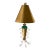 1970s Van Teal Style Table Lamp, Gold With Lucite For Sale