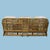Vintage Fretwork Burnt Bamboo Sofa For Sale - Image 4 of 7