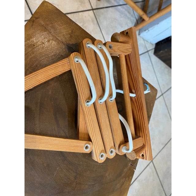 Articulated Accordion Wall Lights in Pine Wood from Translandia, Denmark, 1960, Set of 2 For Sale - Image 12 of 16