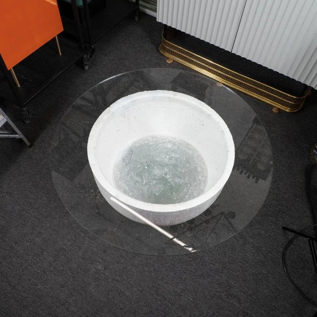 Industrial Salvaged Melt Pot Coffee Table For Sale - Image 4 of 12