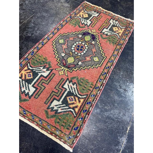 Early 21st Century Turkish Yastik Rug 1'8" x 3'3" For Sale - Image 5 of 5