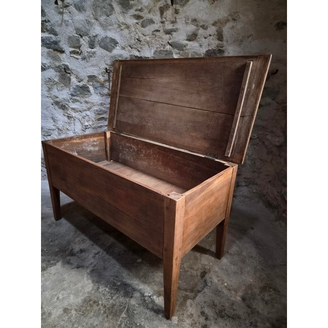 Antique 19th Century French Oak Flour Chest For Sale - Image 10 of 18