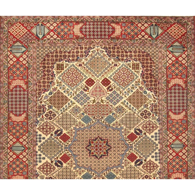 Middle Eastern Rug in Wool For Sale - Image 3 of 11