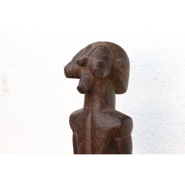 Authentic Carved African Ancestor Figure For Sale - Image 4 of 9