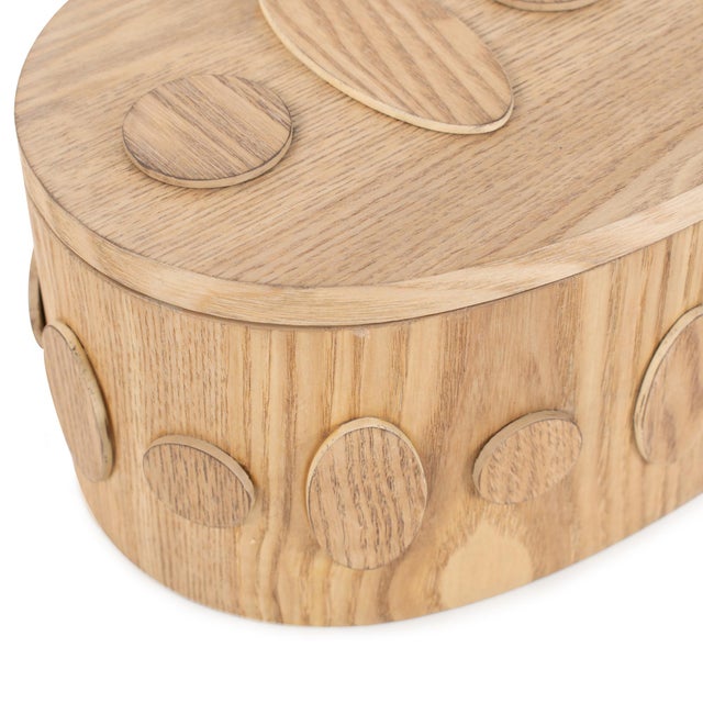 Brown Robin Baron Winfield Wooden Decorative Box For Sale - Image 8 of 11