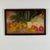 A joyful and bright antique pastel on board painting of fruits still life. Apples, pears, grapes, oranges, and papaya come...