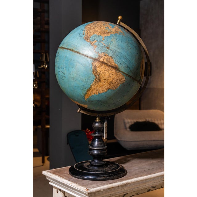 Vintage Globe, France, 19th Century For Sale - Image 4 of 4