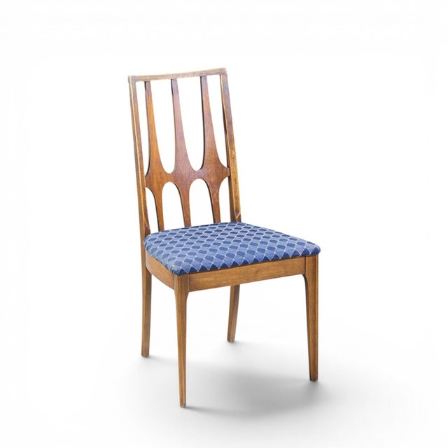 Broyhill Brasilia Mid Century Walnut Dining Chairs - Set of 6 For Sale - Image 16 of 18