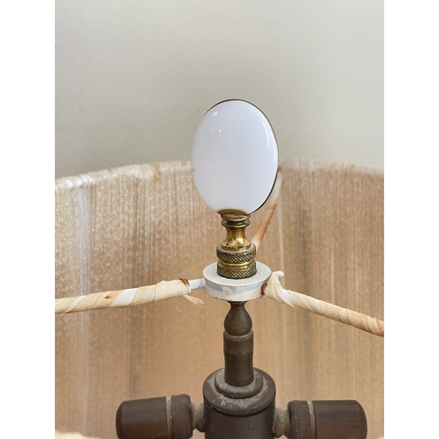 Vintage French Opaline Blue & Gold Gilt Glass Table Lamps - a Pair For Sale - Image 10 of 13