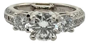 Late 20th Century 1.15 H VS1 RB GIA Ring, Size 5