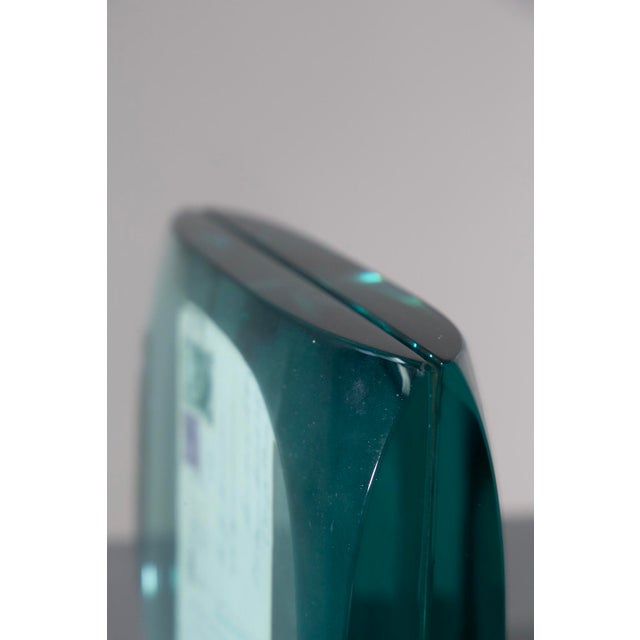 1950s Crystal Photo Holder by Erwin Walter Burger for Fontana Arte, 1950s For Sale - Image 5 of 8