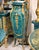 French Louis XV Pedestal Stand in Bottle Green With Bronze Ormolu & Gilded Details For Sale - Image 3 of 4