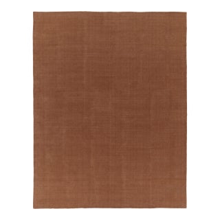 Rug & Kilim’s Modern Textural Rug, Tone-on-Tone Beige and Rust Hues For Sale