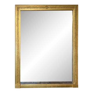 19th Century French Empire Gilded Mirror - Med/Lg For Sale
