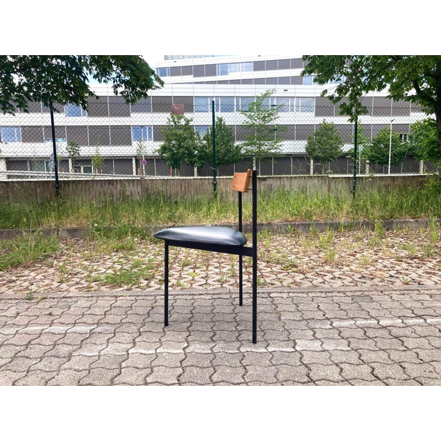 Black Twen Tripod Chair by Günter Renkel for Rego, 1960s For Sale - Image 8 of 18
