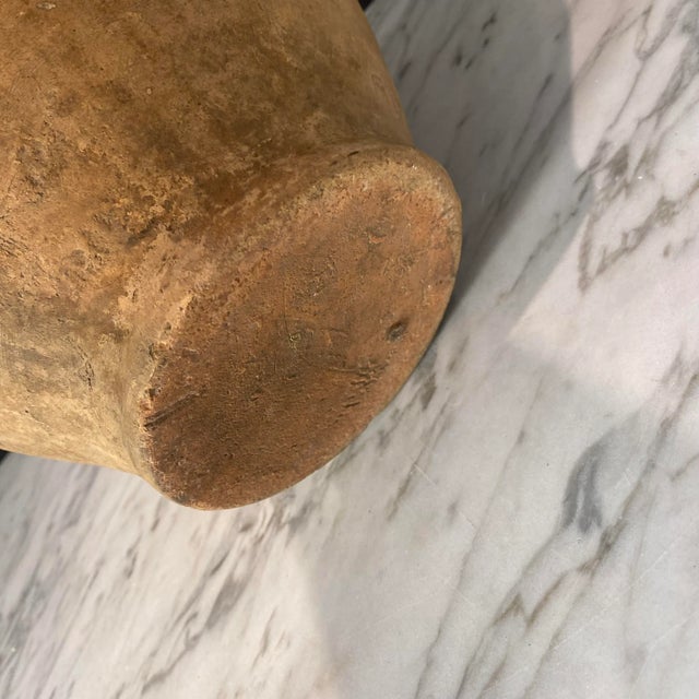 Ceramic French Large Confit Pot With Yellow Glaze From the 19th Century #8858 For Sale - Image 7 of 7