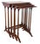 Antique Mahogany Quartetto Nesting Tables, 1880, Set of 4 For Sale - Image 10 of 15