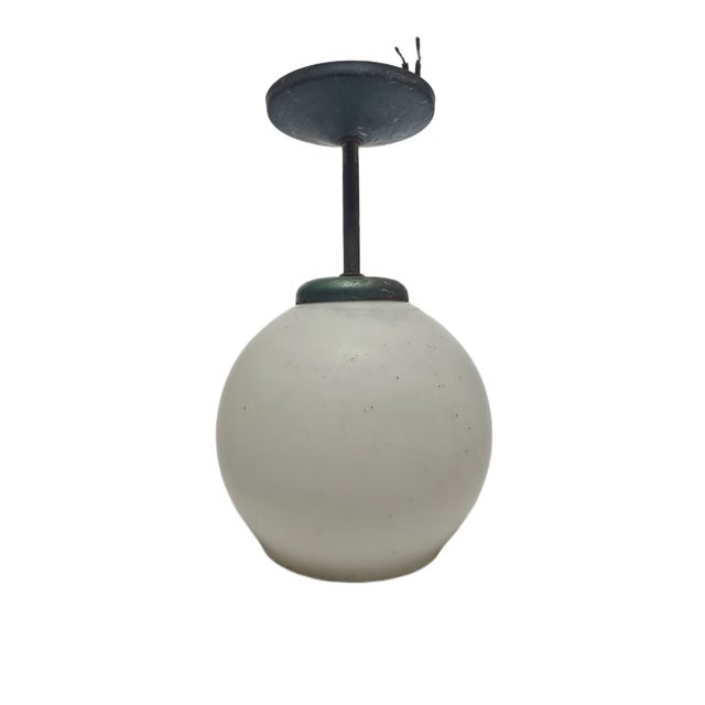 Vintage Communist Pendant Lamp, Poland, 1970s For Sale - Image 9 of 9