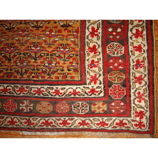 Late 19th Century 1880s Hand Made Antique Persian Kurdish Rug For Sale - Image 5 of 7