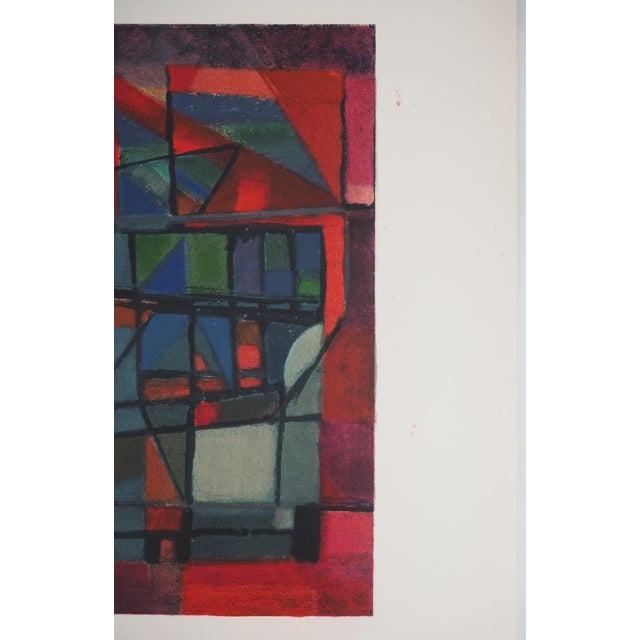 Alfred Manessier, La Construction de l'arche, Lithograph For Sale - Image 7 of 9