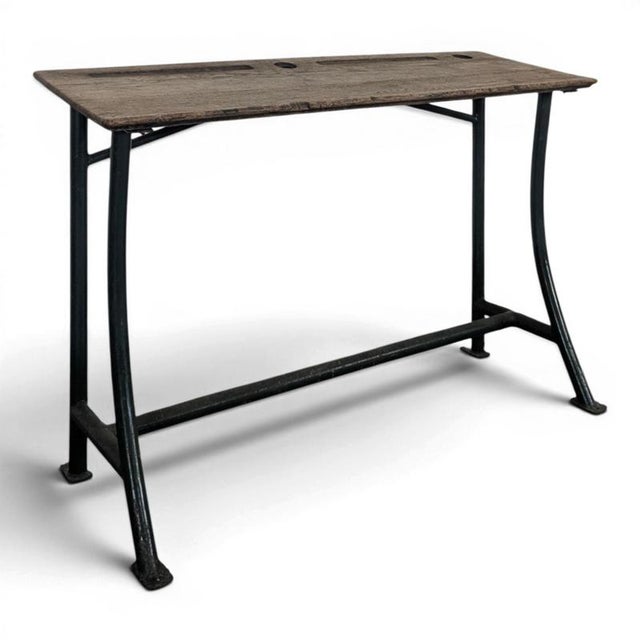 Wood Vintage School Desk in Wood, 1960s For Sale - Image 7 of 7