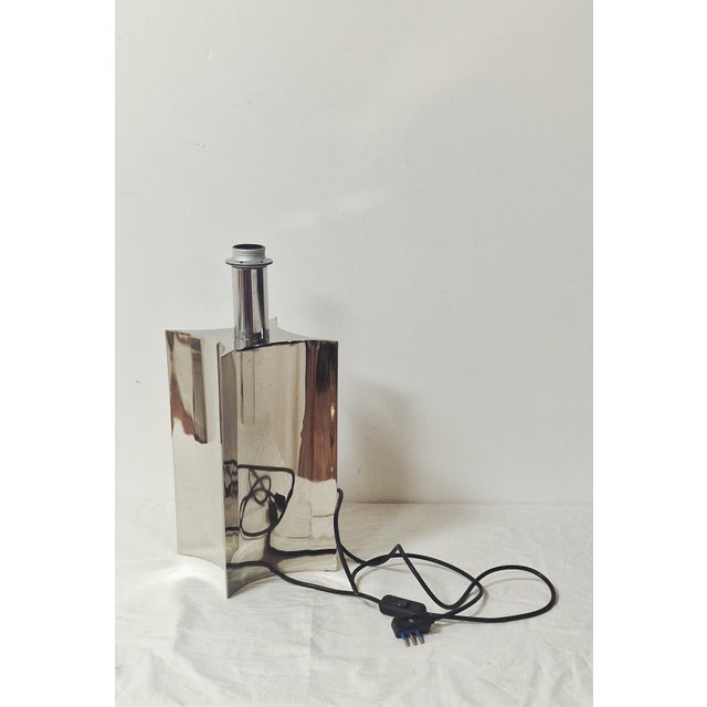 Metal Italian Space Age Table Lamp, 1970s For Sale - Image 7 of 11