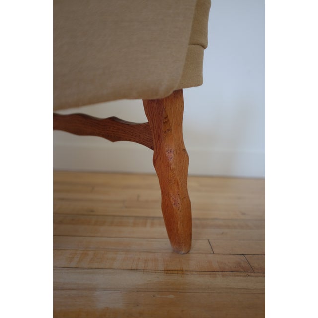 Wood 1960s Danish Mid-Century Lounge Chair Attributed to Henning Kjærnulf For Sale - Image 7 of 10