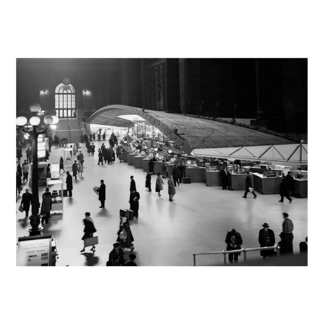 Ticket Counter, Oversized Silver Gelatin Fibre Print, 1961, Printed 2020 For Sale