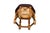 Animal Skin 1950s Old School Tufted Leather Scandinavian Lounge Chair W Ottoman For Sale - Image 7 of 15