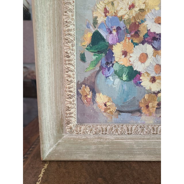 1930s Nell Walker Warner Oil Painting Floral Still Life For Sale - Image 12 of 14