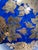 1930s 1930s Blue and Gold Leaf Chinese Table Lamp For Sale - Image 5 of 6