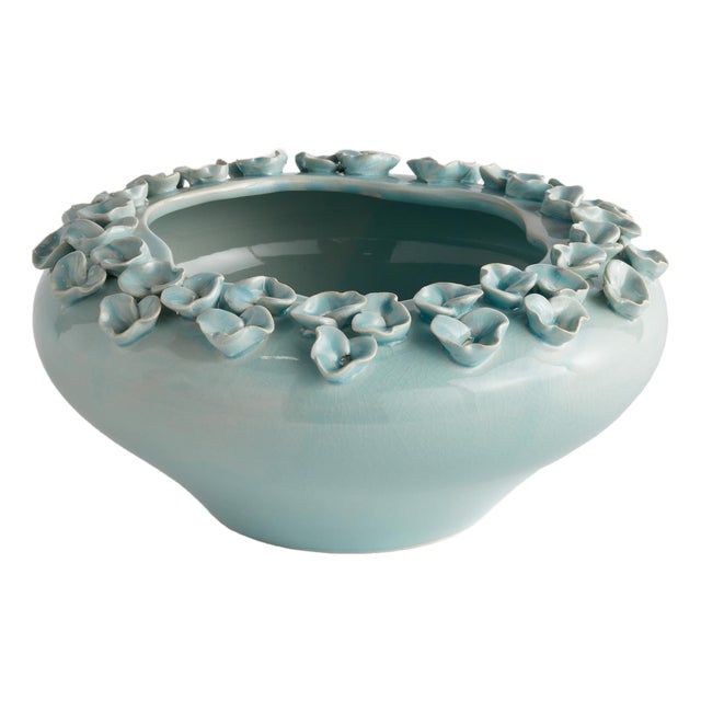 Petite Fleur Decorative Bowl For Sale