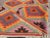 Vintage Diamond Design Kilim Rug - 63" X 106" For Sale - Image 9 of 10