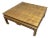 Vintage Gold Leaf Asian Style Coffee Table For Sale