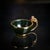 Antique 19th Century French 18k gold, nephrite, diamond and ruby miniature cup / charka made in a Russian style. The body...