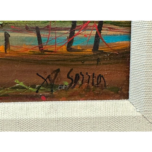 Figurative Jean Pierre Terrier Oil on Canvas For Sale - Image 3 of 4