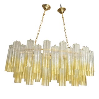 Murano Glass Chandelier in Venini Style by Simoeng for Simoeng For Sale