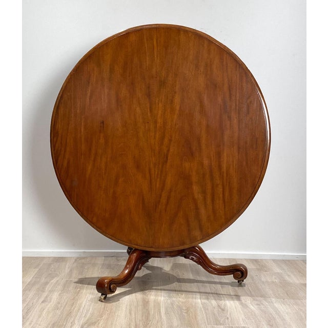 Early 19th Century Early 19th Century William IV Mahogany Center Table For Sale - Image 5 of 7