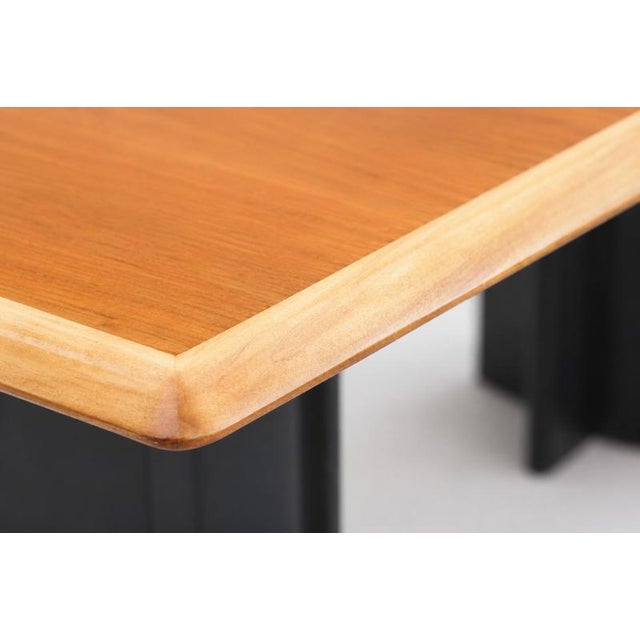 Vintage MDF Wood Dining Table, 1990s For Sale - Image 6 of 8