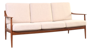 Mid-Century Teak Sofa from Knoll Antimott, 1960s