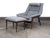 Mid Century 'Profil' Lounge Chair and Ottoman by Folke Ohlsson for Dux, C1960s For Sale In Los Angeles - Image 6 of 11