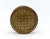 This brass dummy door knob set includes one antique field pattern knob and one matching rosette. Manufacturer unknown....