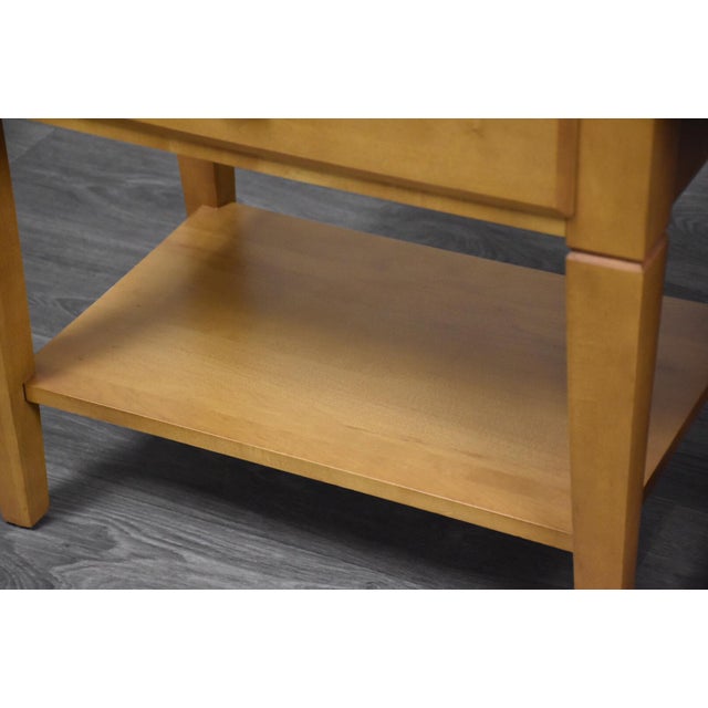 Ethan Allen Elements Solid Maple Nightstands a Pair Chairish