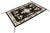 Charcoal Modern Navajo Style Handmade Wool Area Rug in Black, Cream & Ochre Accent For Sale - Image 8 of 8