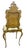 Wood 18th Century Style Venetian Yellow Ground & Floral Dressing Table W/Mirror, Early 20th Century For Sale - Image 7 of 7